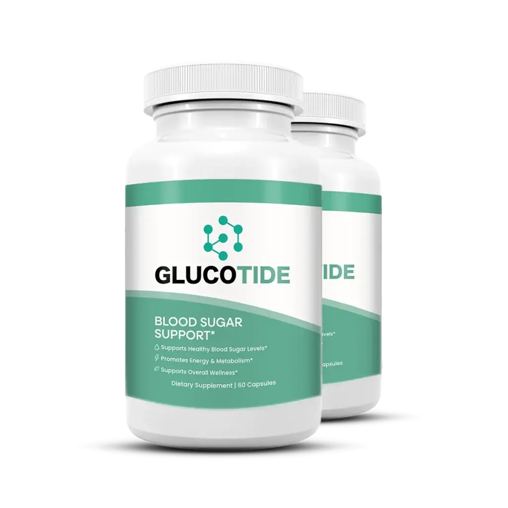 Two bottles of Glucotide, 60-day supply