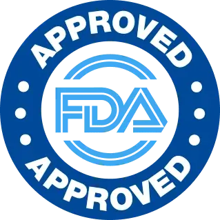 FDA-registered facility badge